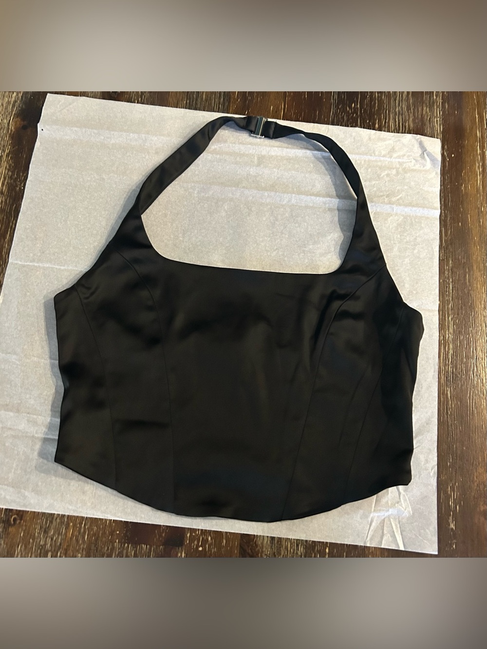 Aritzia Wilfred satin halter